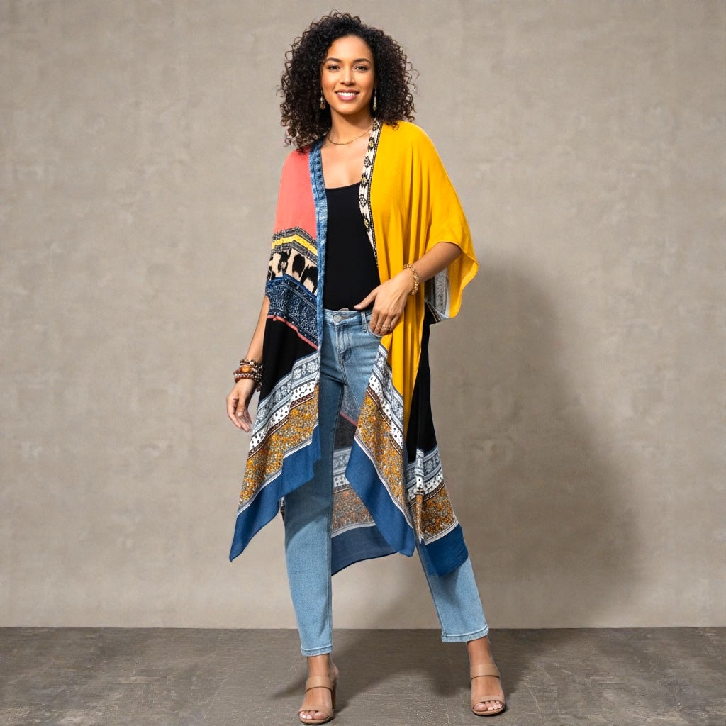 Sienna Patchwork Kimono