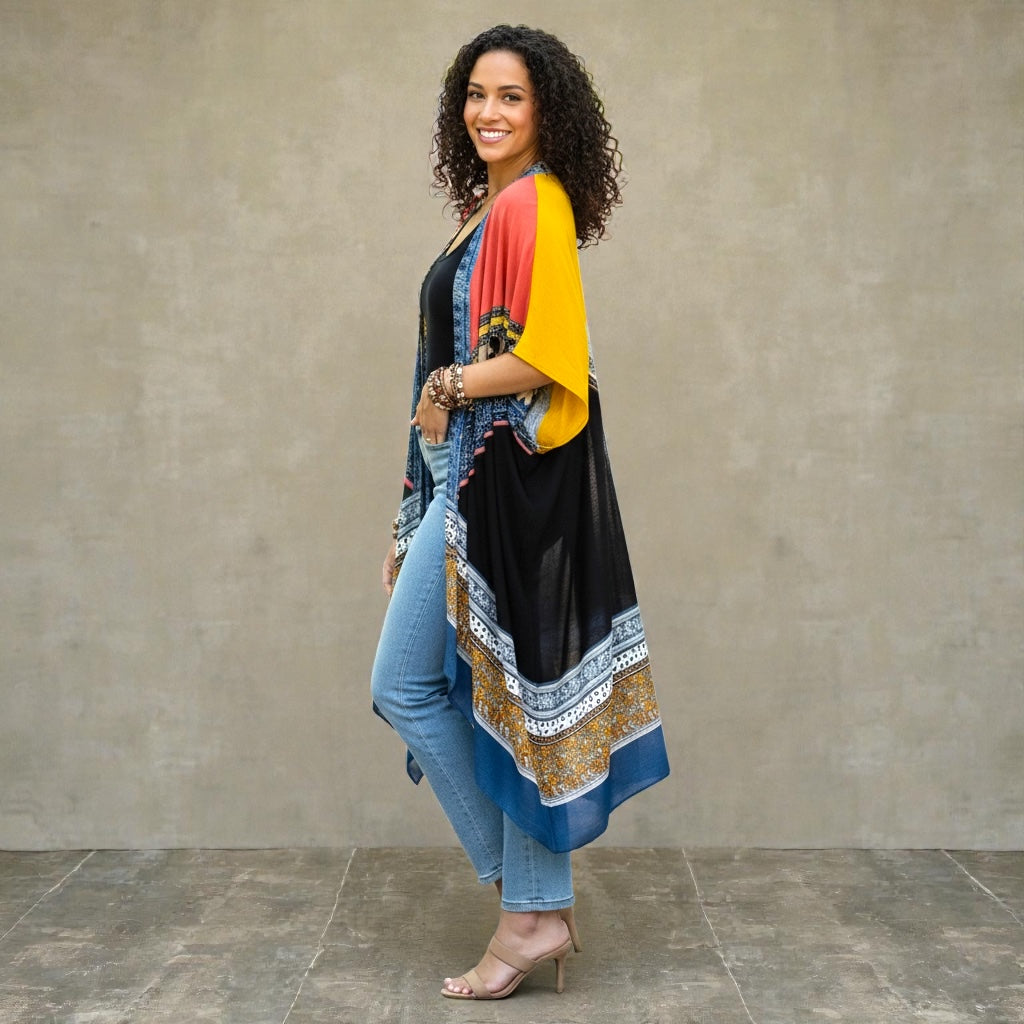 Sienna Patchwork Kimono