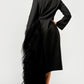 Black Side Tulle Detail Dress Jacket