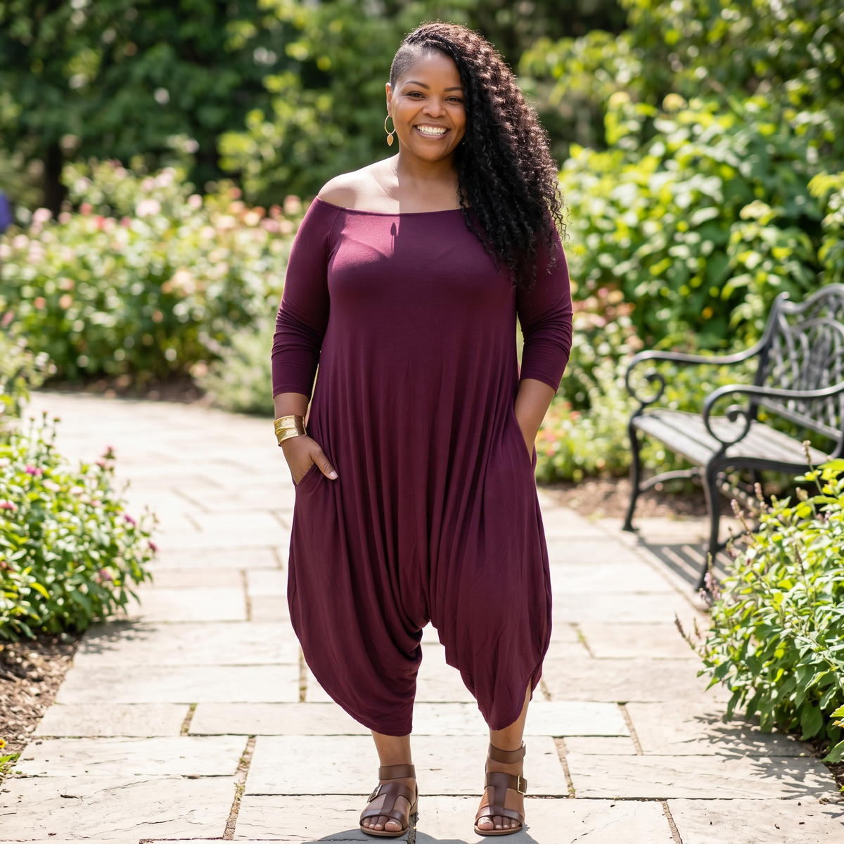 Harem Long Sleeve Jumpsuits