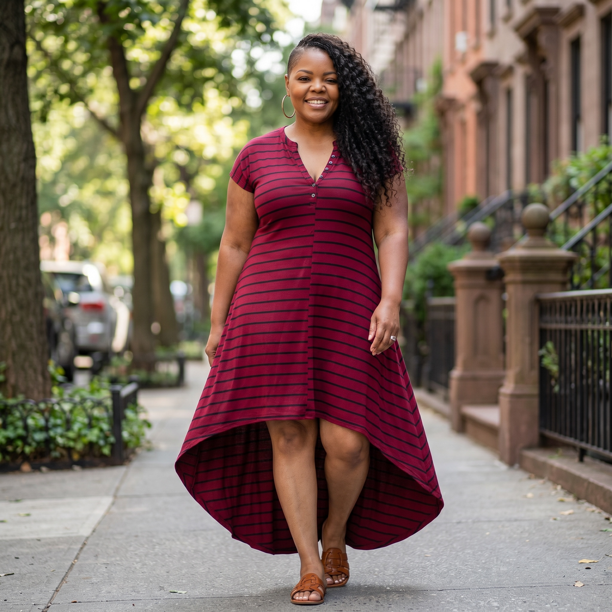 Ribbed Hi Low Maxi Dress