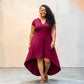 Ribbed Hi Low Maxi Dress