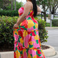 Miss Miami Multi Color Dress