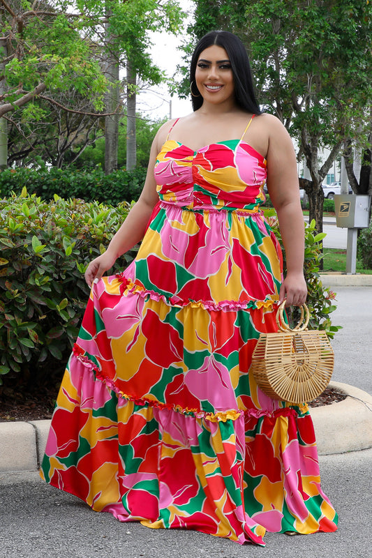 Miss Miami Multi Color Dress