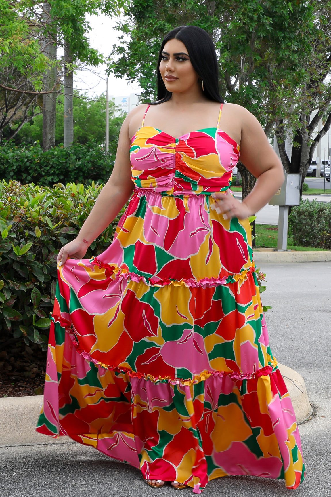 Miss Miami Multi Color Dress