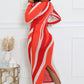Love On The Line Multi Print Dress