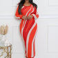 Love On The Line Multi Print Dress