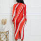 Love On The Line Multi Print Dress
