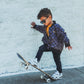 KIDS WATERPROOF LETTERMAN JACKET - CHECKERS