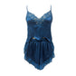 Hydros Satin and Lace Babydoll Set