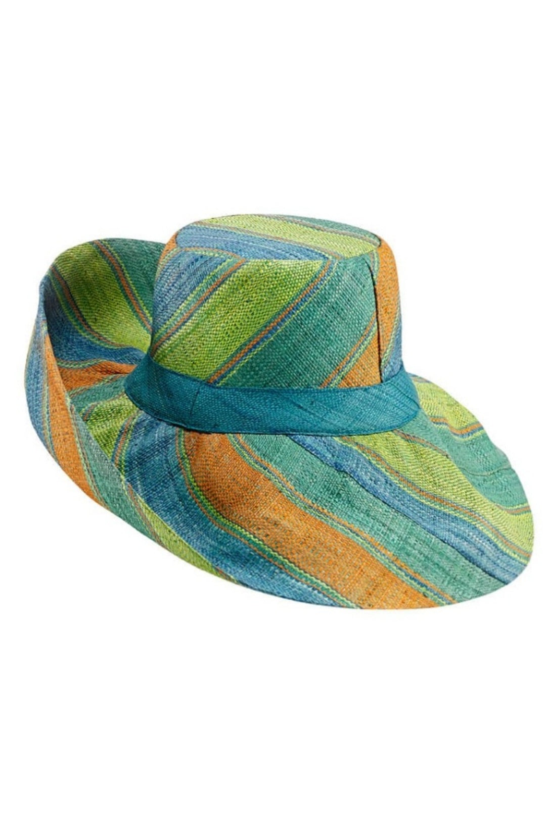 Five Inch Brim Raffia Hat