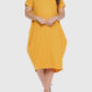 Cocoon Maxi Dress with Dolman Sleeves