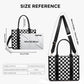 Dallas Checkered Tote