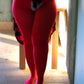PeekaBoo Fired Red Tights