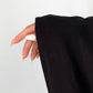 Kimono Viscose Long Robe in Black with pockets