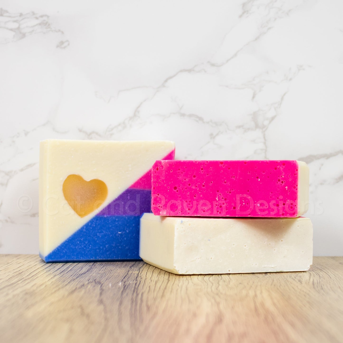 Big Bi Energy (bisexual pride flag) soap