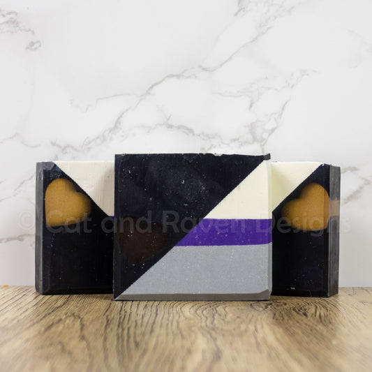 Demi-Deity (demisexual pride flag) soap