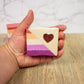 Uhaulin (lesbian pride flag) soap