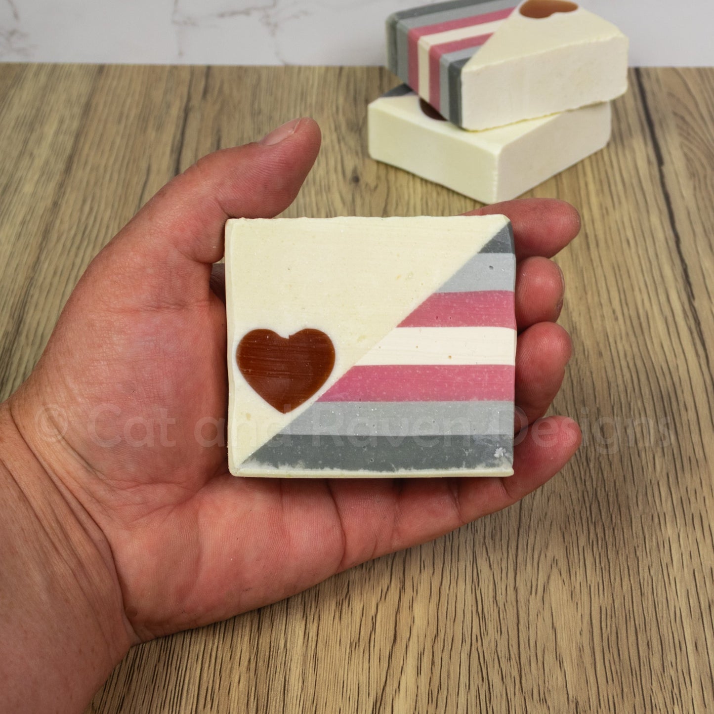Demi Goddess (demigirl pride flag) soap