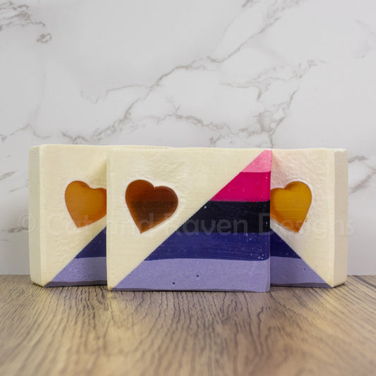 Omni nom-nom (omnisexual pride flag) soap