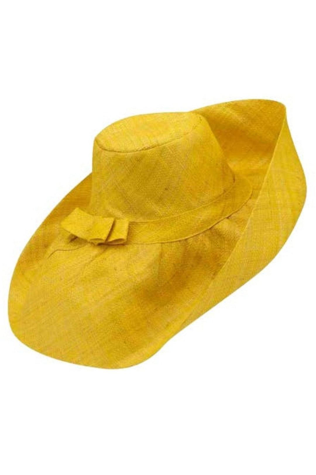 Seven Inch Brim Raffia Hat