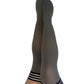 Sierra: Grey Opaque Thigh Highs