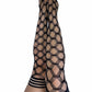 Cassandra: Layered Fence Net Thigh Highs