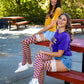 Game Day! - Purple & Gold Thigh-Highs