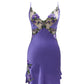 Theory of Strings Silk Embroidered Tulle Slip