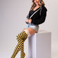 Game Day! - Black & Gold Thigh-Highs