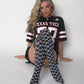 Game Day! - Black & Grey Thigh-Highs