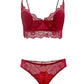 Ruby Nocturne Longline Lace Unlined Demi-Push Up Bra