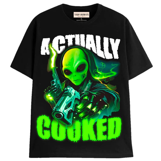 “ACTUALLY COOKED” T-SHIRT
