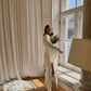 Veronica Split Side Viscose Kimono Robe