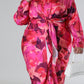 Elegant in Pink Ruched Dress