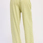 Nerina Striped Pants With Elastic Waistband