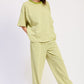 Nerina Striped Pants With Elastic Waistband