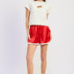 Ginevra Satin Shorts