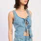 Solene Tie Top