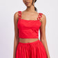 Poppy Crop Top