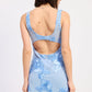 Blossom Mesh Mini Dress