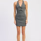 Lucienne Halter Mini Dress