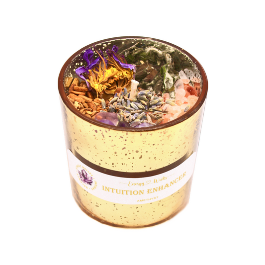 Intuition Enhancer Crystal Candle