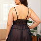 Sexy Lingerie Dress Lace Babydoll Lingerie V-Neck Strap Nightdress