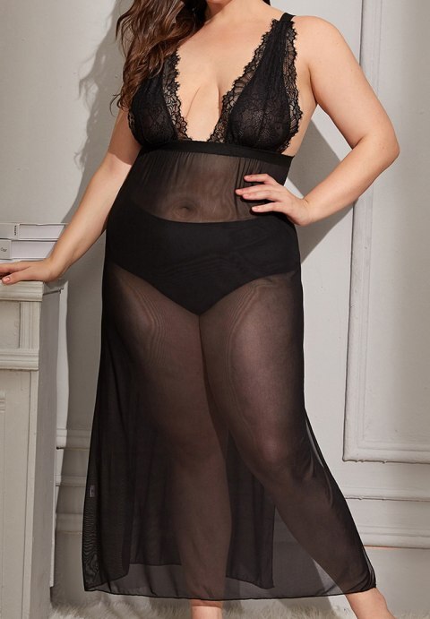 Secretly Dating Lace Maxi Gown