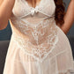 Romantic Lace and Mesh Babydoll