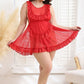 Lace Babydoll Mesh Nightgown Chemise Boudoir Nighty Sleepwear