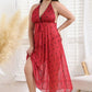 Women's Sexy Sleeveless Long Mesh Lingerie Dress