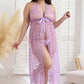 Long Mesh Lingerie Dress Babydoll Chemise