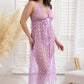 Long Mesh Lingerie Dress Babydoll Chemise